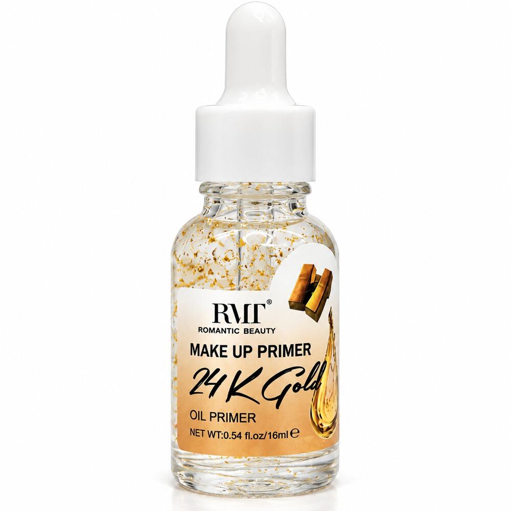RMT Romantic Beauty 24K Gold Makeup Primer Oil – Hydrating Face Primer